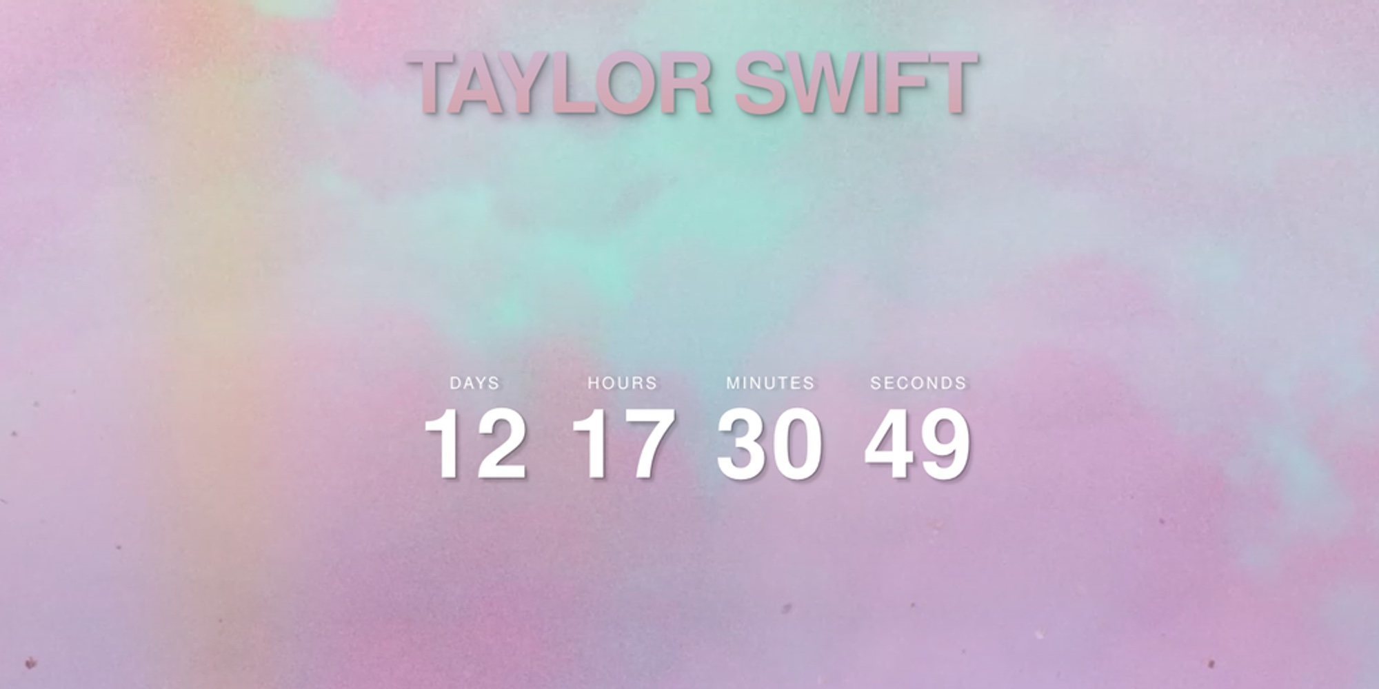 Taylor Swift pone fecha al lanzamiento de su nuevo álbum