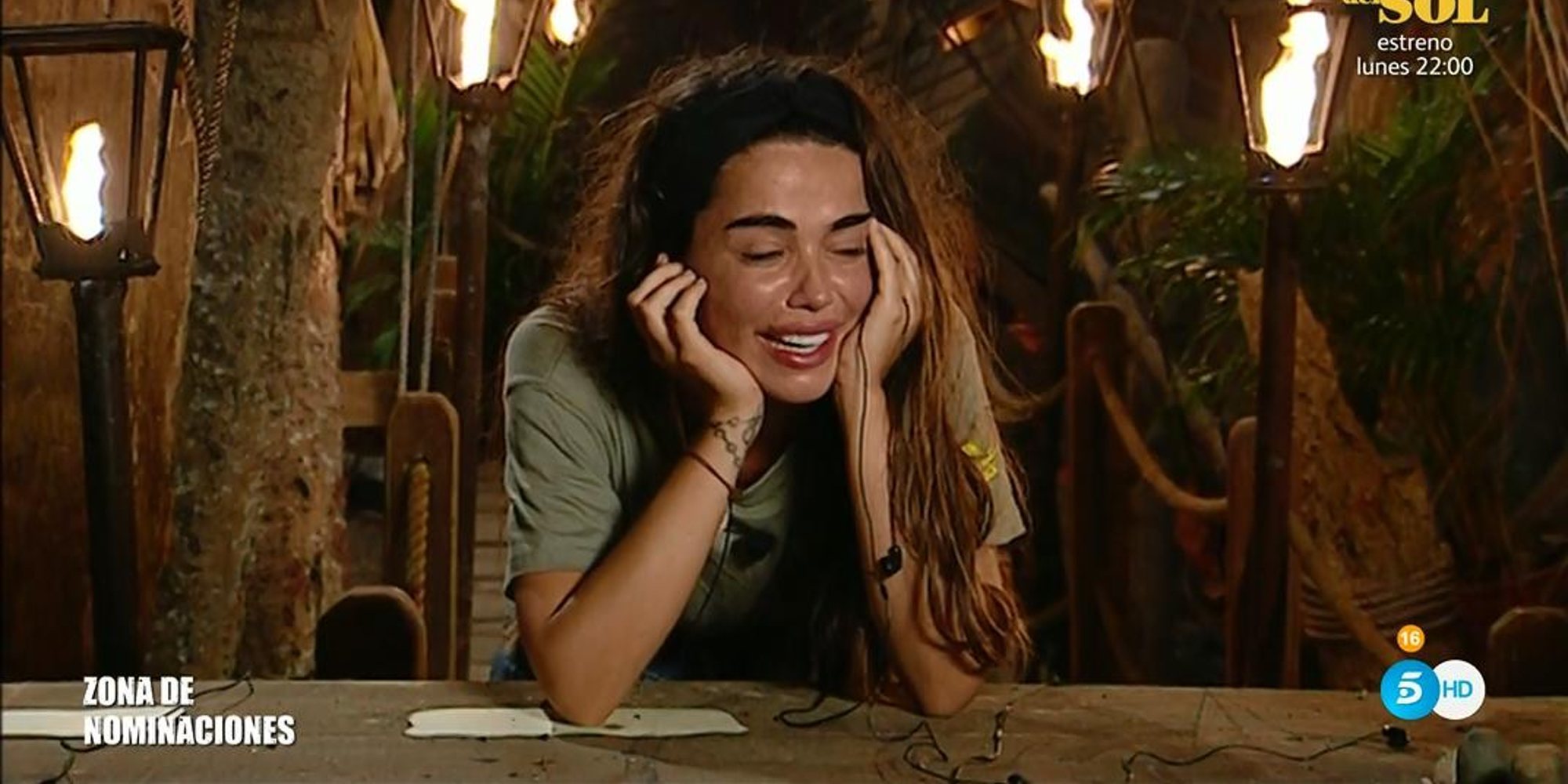 Violeta, llorando en 'Supervivientes 2019' al no sabe si está enamorada de Julen: "Esto es una encerrona"