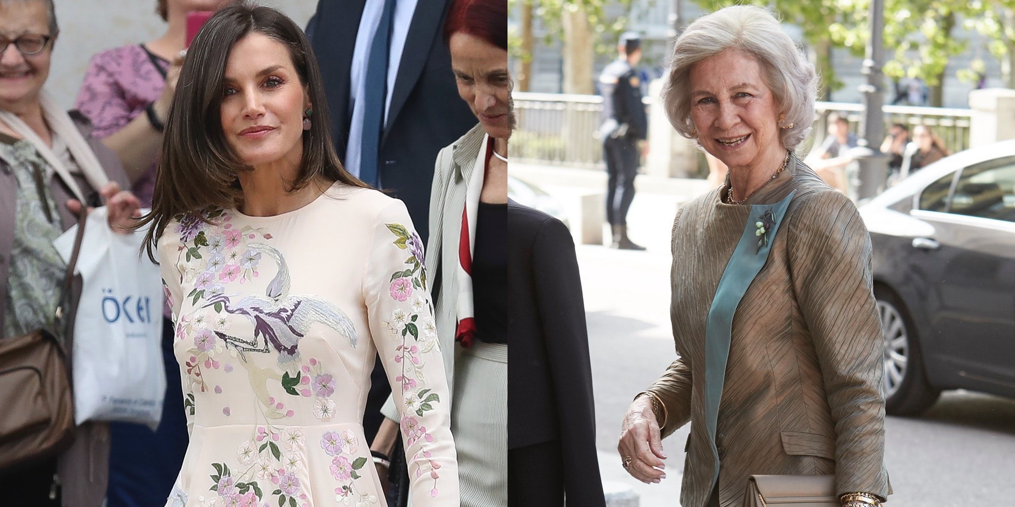 El Rey Felipe y el Rey Juan Carlos, unidos de nuevo mientras la Reina Letizia y la Reina Sofía van cada una por su lado