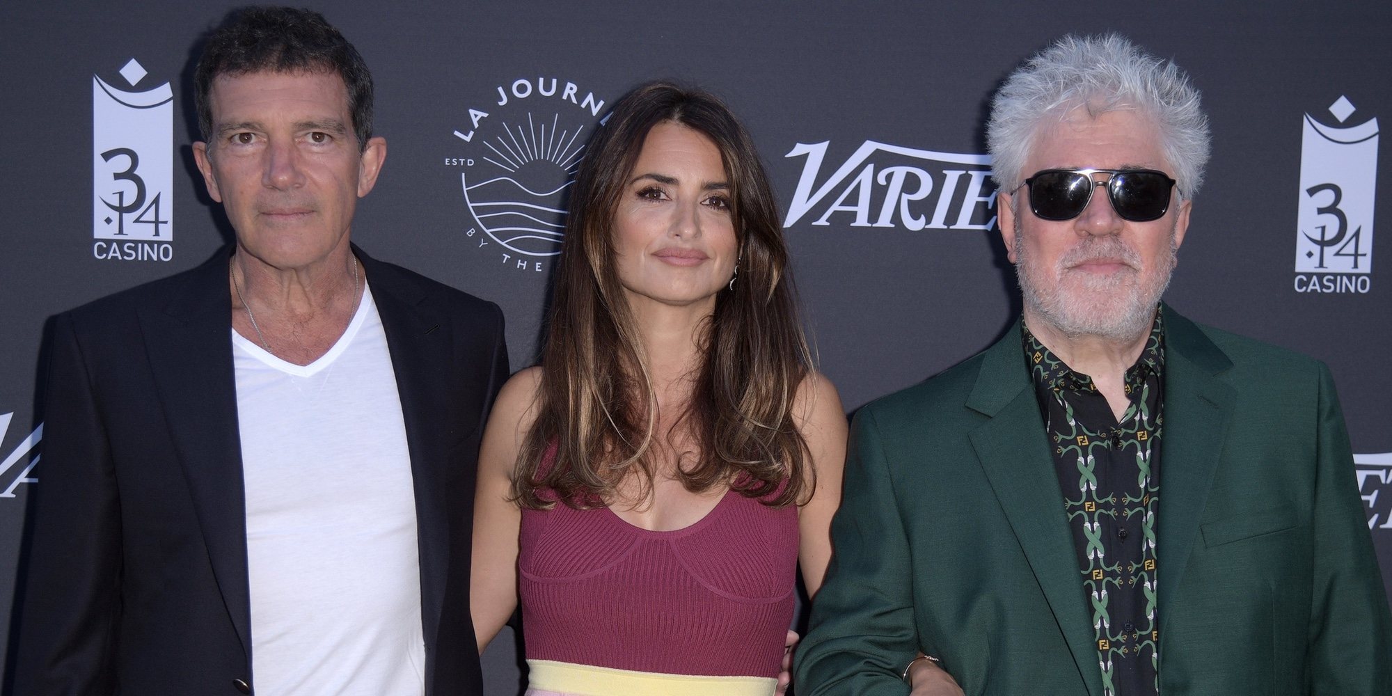 Pedro Almodóvar, Penélope Cruz y Antonio Banderas, juntos en el Festival de Cannes 2019