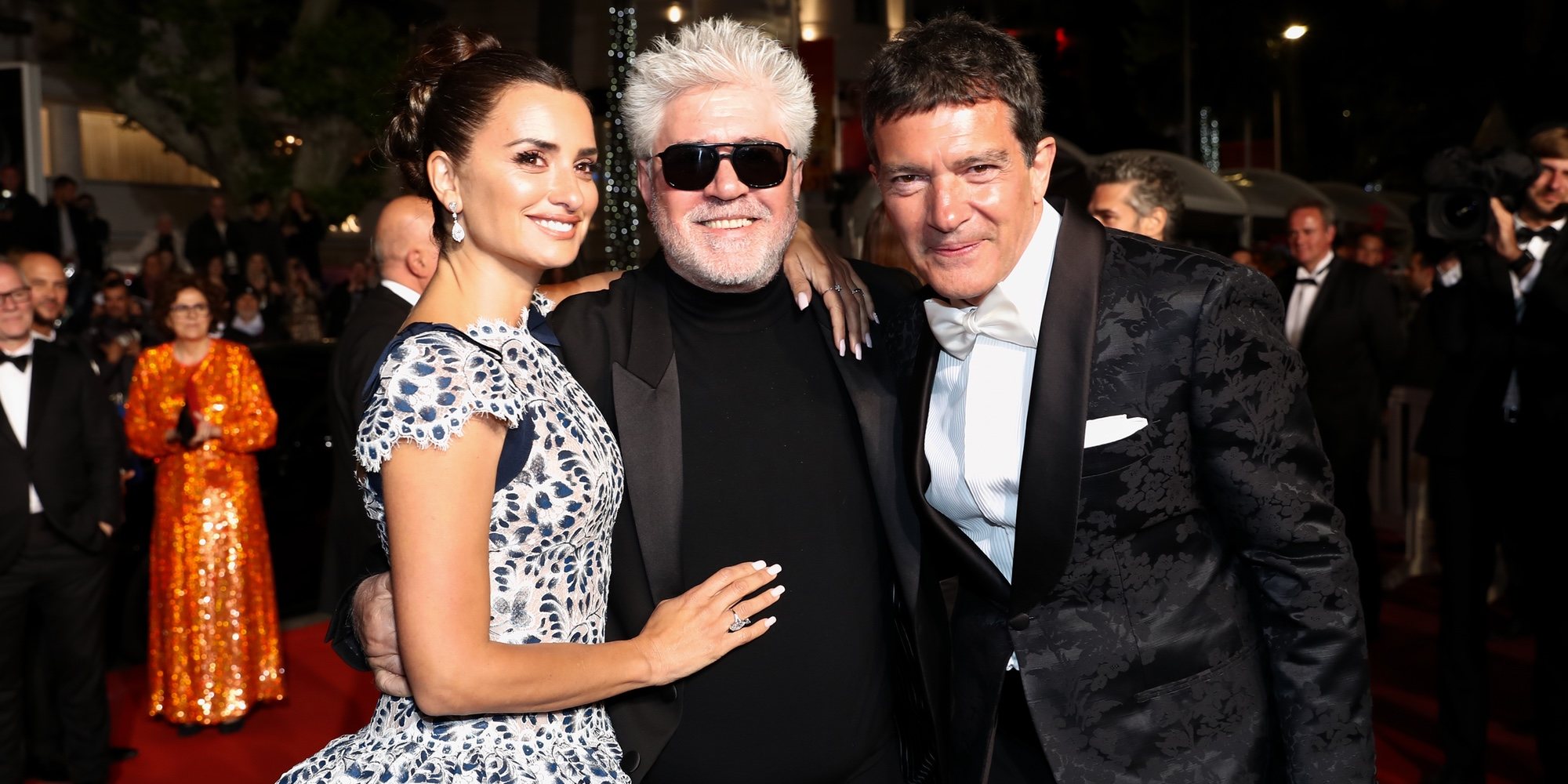 Almodóvar, Banderas y Penélope Cruz comparten protagonismo en Cannes con Bella Hadid y Amber Heard