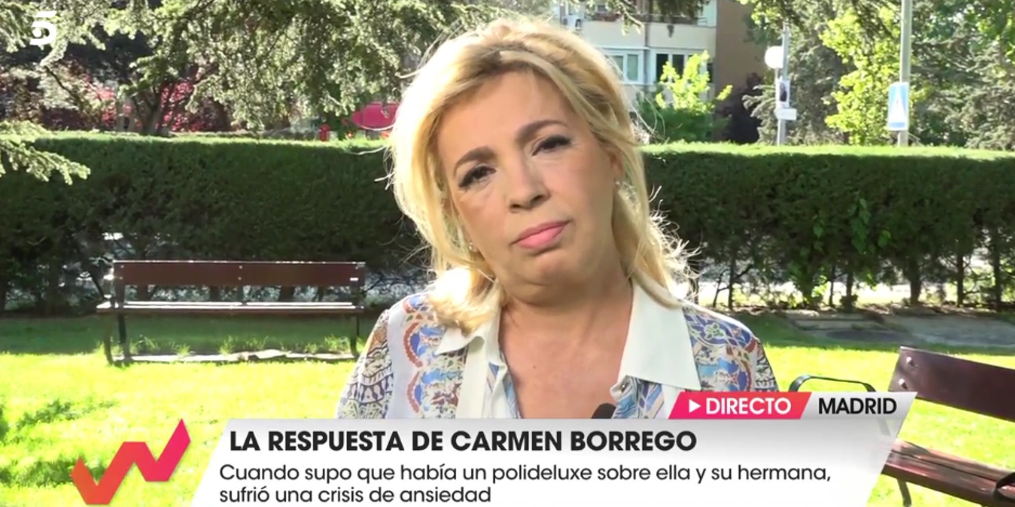 Carmen Borrego: "Me da pena que Terelu Campos se haya ido de 'Sálvame'"