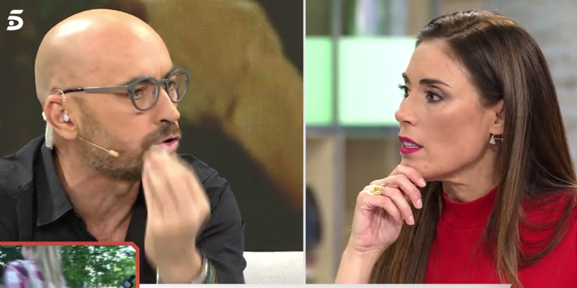 La acalorada discusión entre Isabel Rábago y Diego Arrabal: "Has hecho un comentario cobarde y pelota"