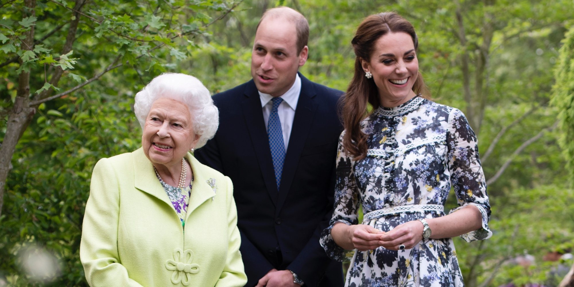 La Reina Isabel, el Príncipe Guillermo y Beatriz de York, el mejor apoyo para Kate Middleton en Chelsea Flower Show