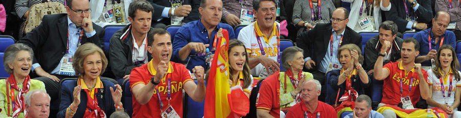 La Reina Sofía y los Príncipes Felipe y Letizia, el mejor apoyo del deporte español en Londres 2012