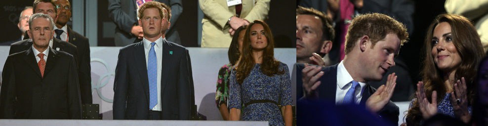El Príncipe Harry y Kate Middleton presidieron la ceremonia de clausura de los Juegos Olímpicos de Londres 2012