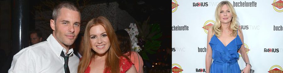 Kirsten Dunst, Isla Fisher y James Marsden estrenan 'Bachelorette' en Los Angeles