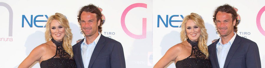 Carolina Cerezuela presume de embarazo en la entrega a su marido Carlos Moyá del Premio Nexo 2012