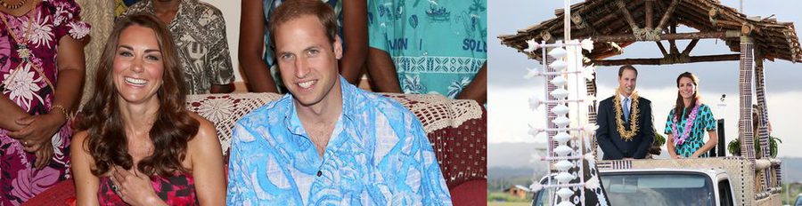 Los Duques de Cambridge derrochan felicidad en las Islas Salomón olvidando el escándalo del topless de Kate Middleton