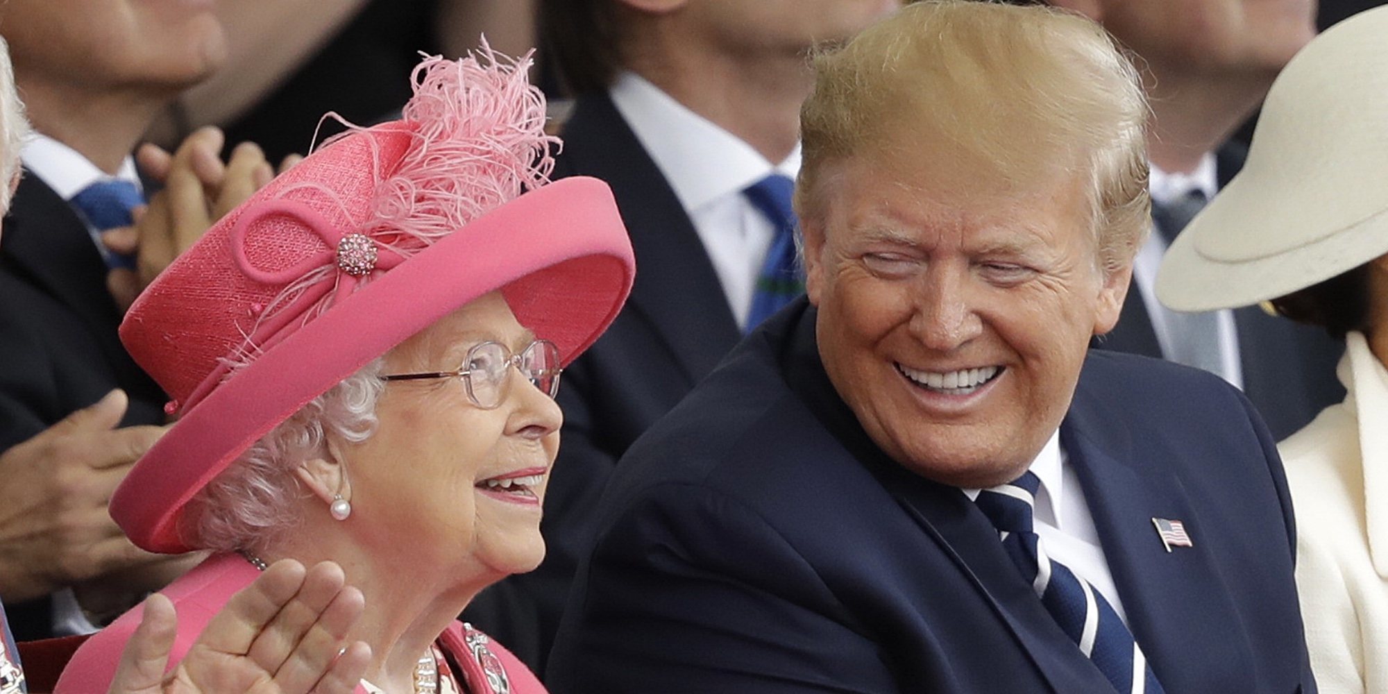 La cariñosa despedida de la Reina Isabel a Donald Trump para agradecerle su Visita de Estado a Reino Unido