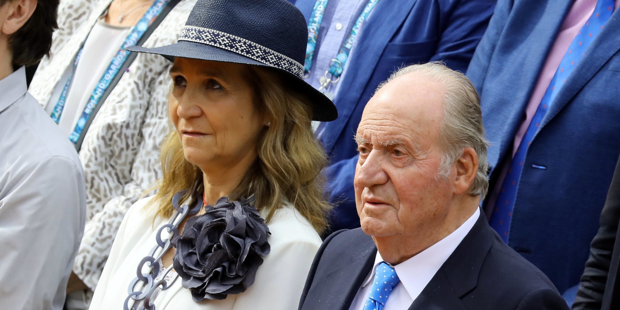 El Rey Juan Carlos y la Infanta Elena, fieles a su cita con Rafa Nadal en la final de Roland Garros 2019