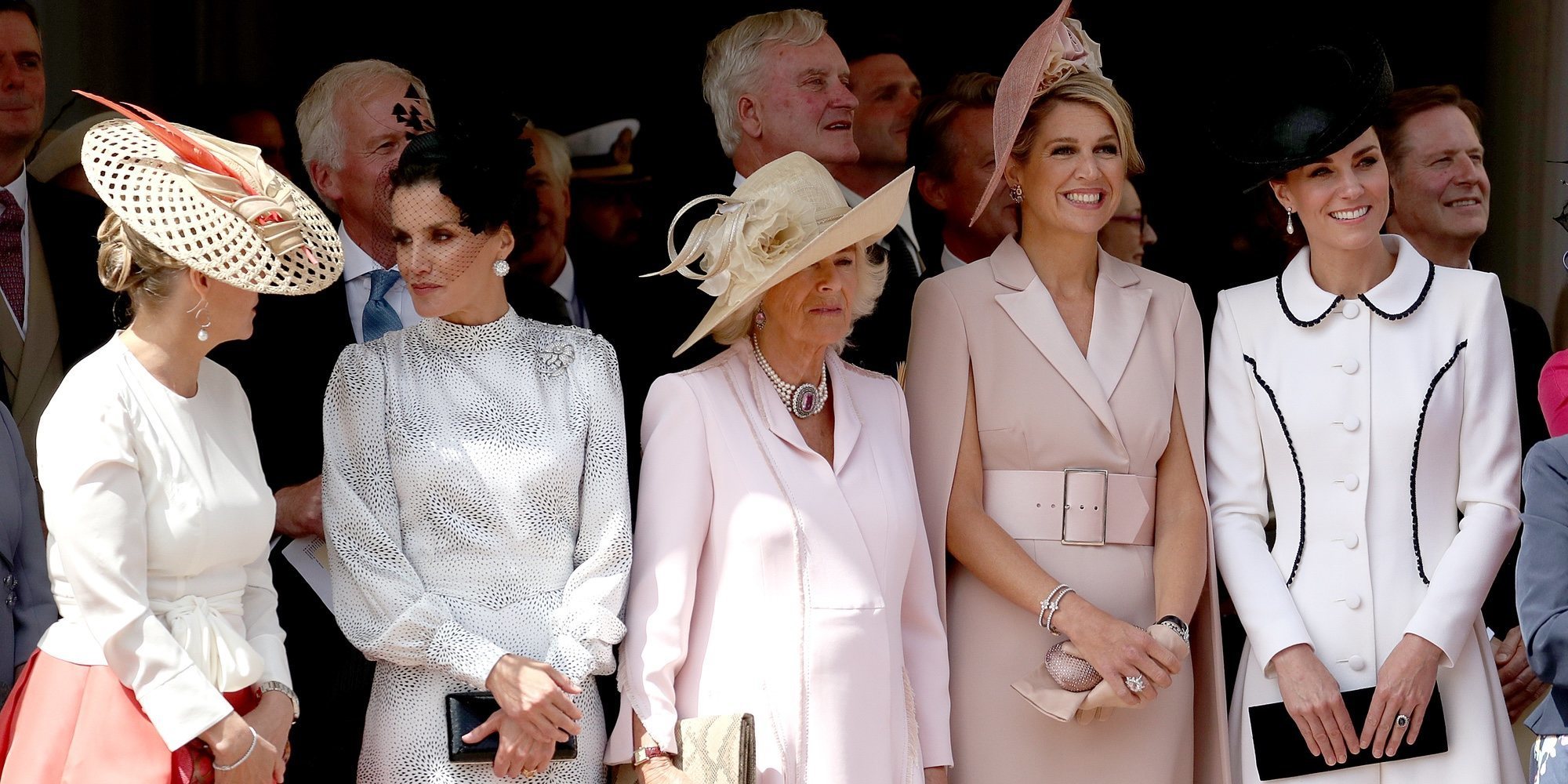 El encuentro entre la Reina Letizia, Máxima de Holanda, Camilla Parker, Kate Middleton y Sophie Rhys-Jones en Windsor