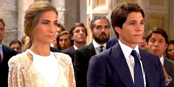 María Pombo explica por qué sonó el himno de España en su boda