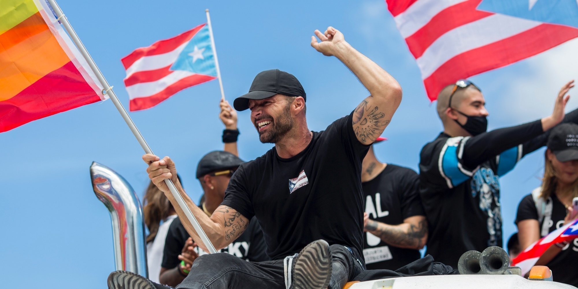 Ricky Martin, Daddy Yankee y Bad Bunny exigen la renuncia del gobernador de Puerto Rico