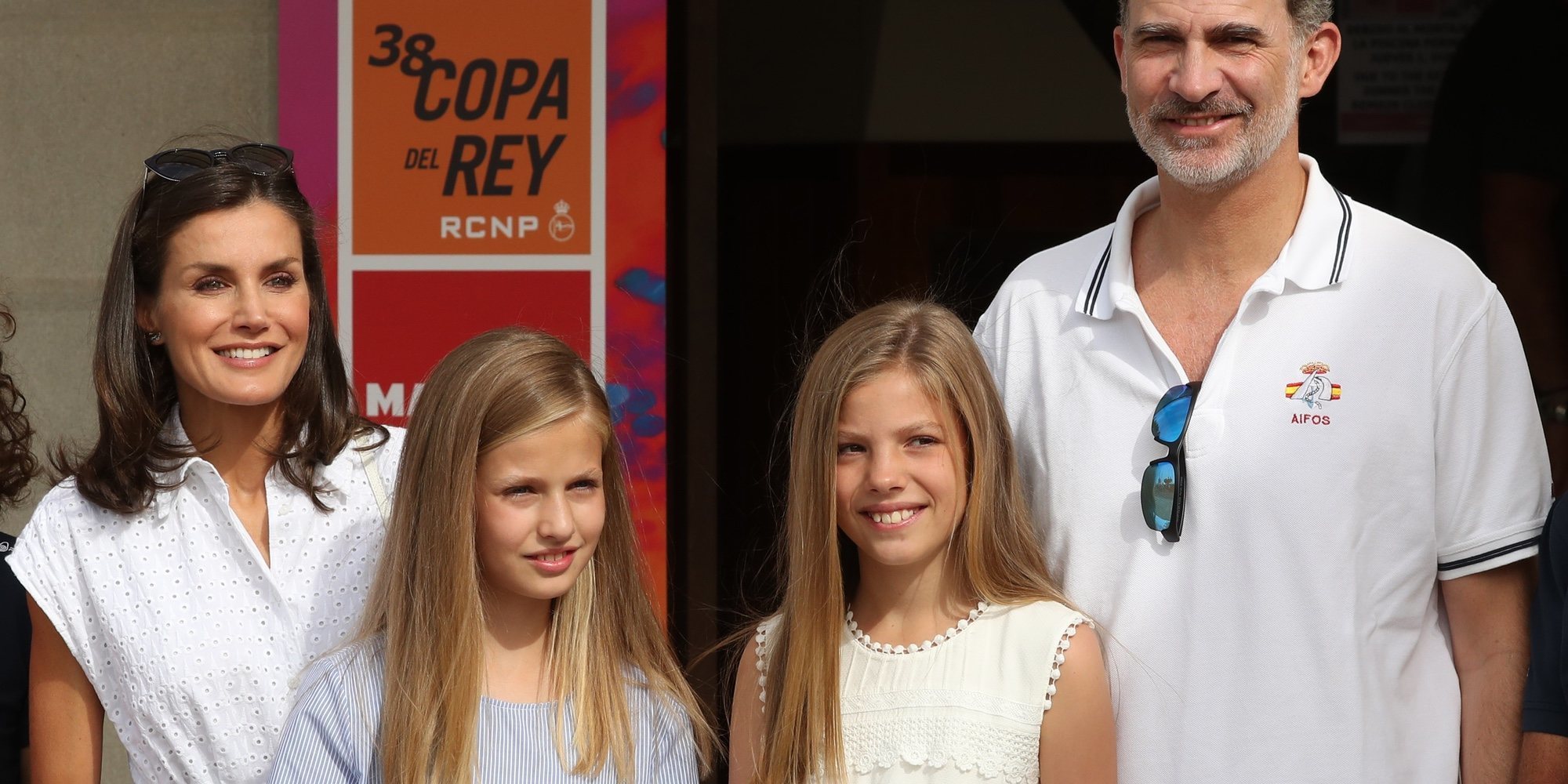 Los Reyes Felipe y Letizia, la Princesa Leonor y la Infanta Sofía: primera aparición en Mallorca en la Copa del Rey de Vela