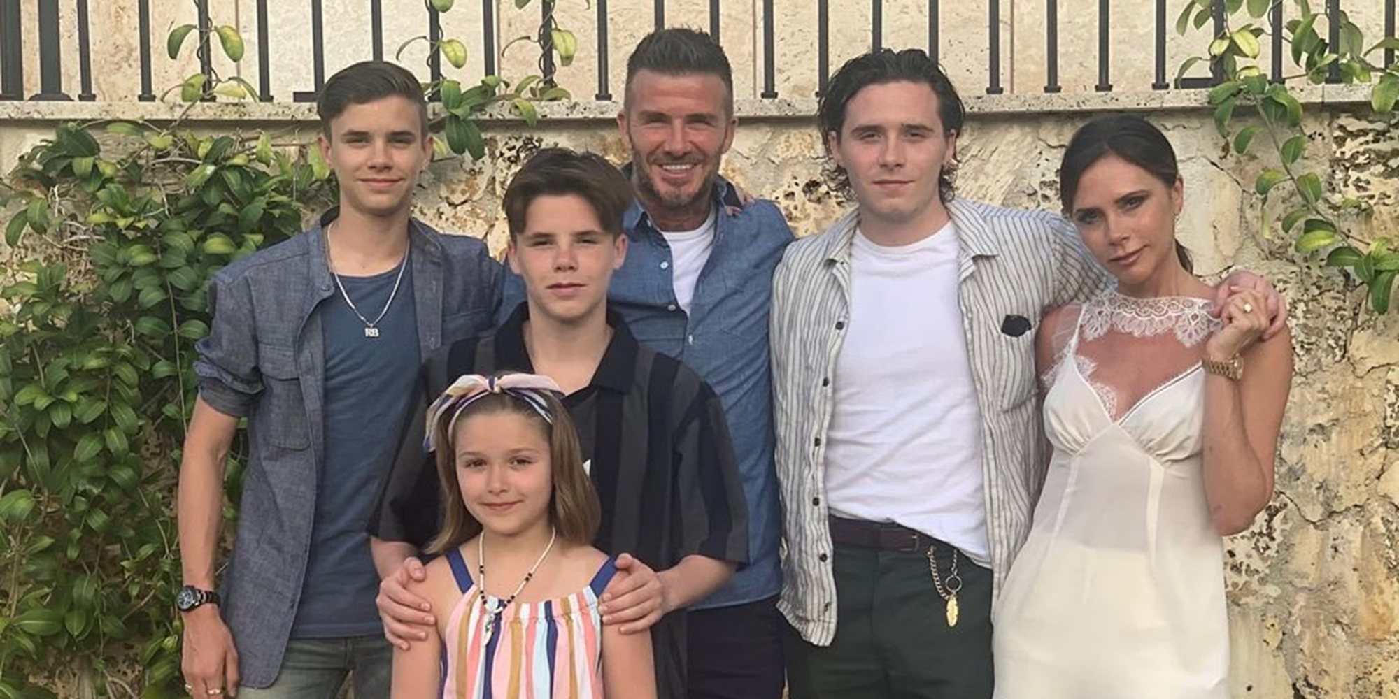Así están siendo las vacaciones de David y Victoria Beckham con sus hijos en Italia