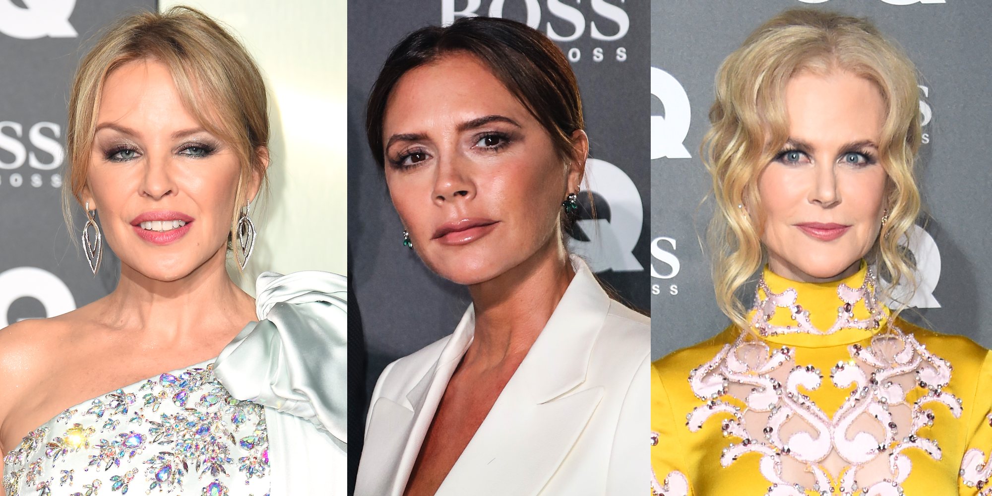 Victoria Beckham, Nicole Kidman y Kylie Minogue brillan en la alfombra roja de los Premios GQ 2019 en Londres