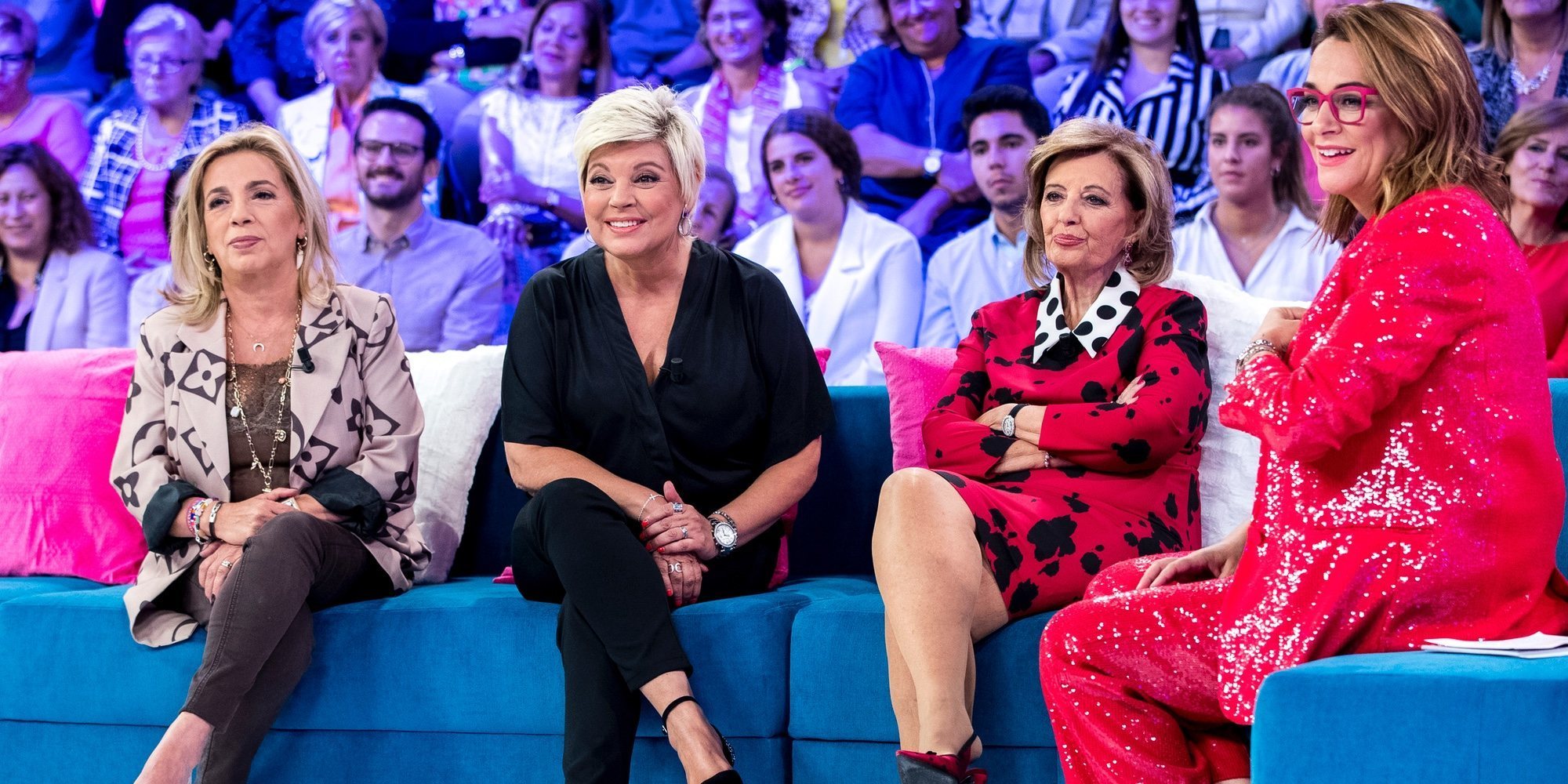 Terelu Campos vuelve a Telemadrid acompañada por María Teresa Campos y Carmen Borrego