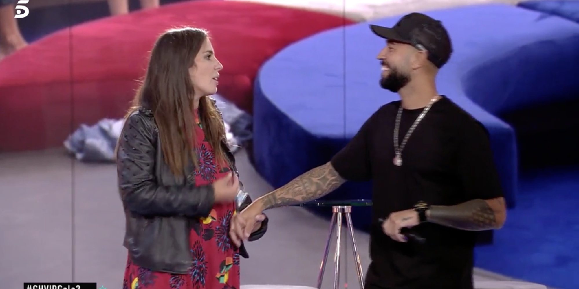 El romántico reencuentro entre Anabel Pantoja y su prometido Omar Sánchez en el plató de 'GH VIP 7'