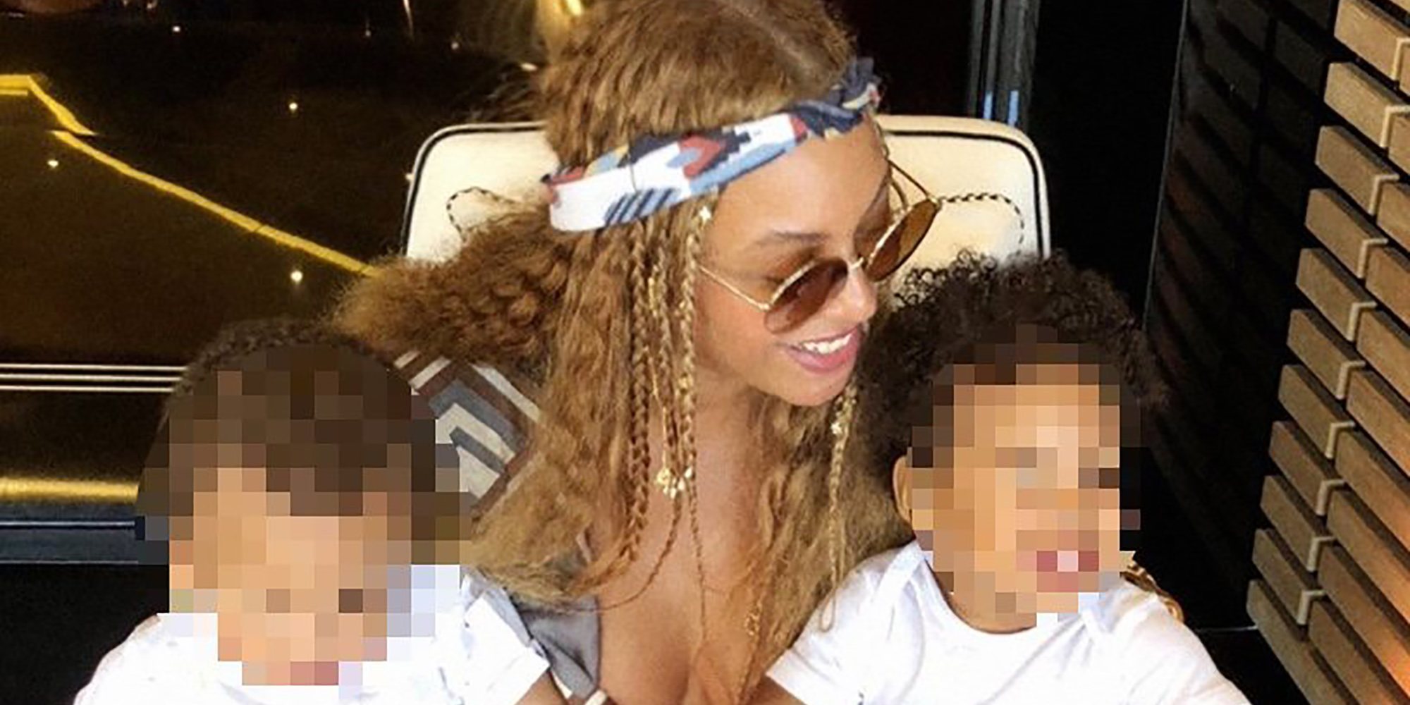 Beyoncé comparte la foto más divertida y aterradora con sus gemelos Rumi y Siri