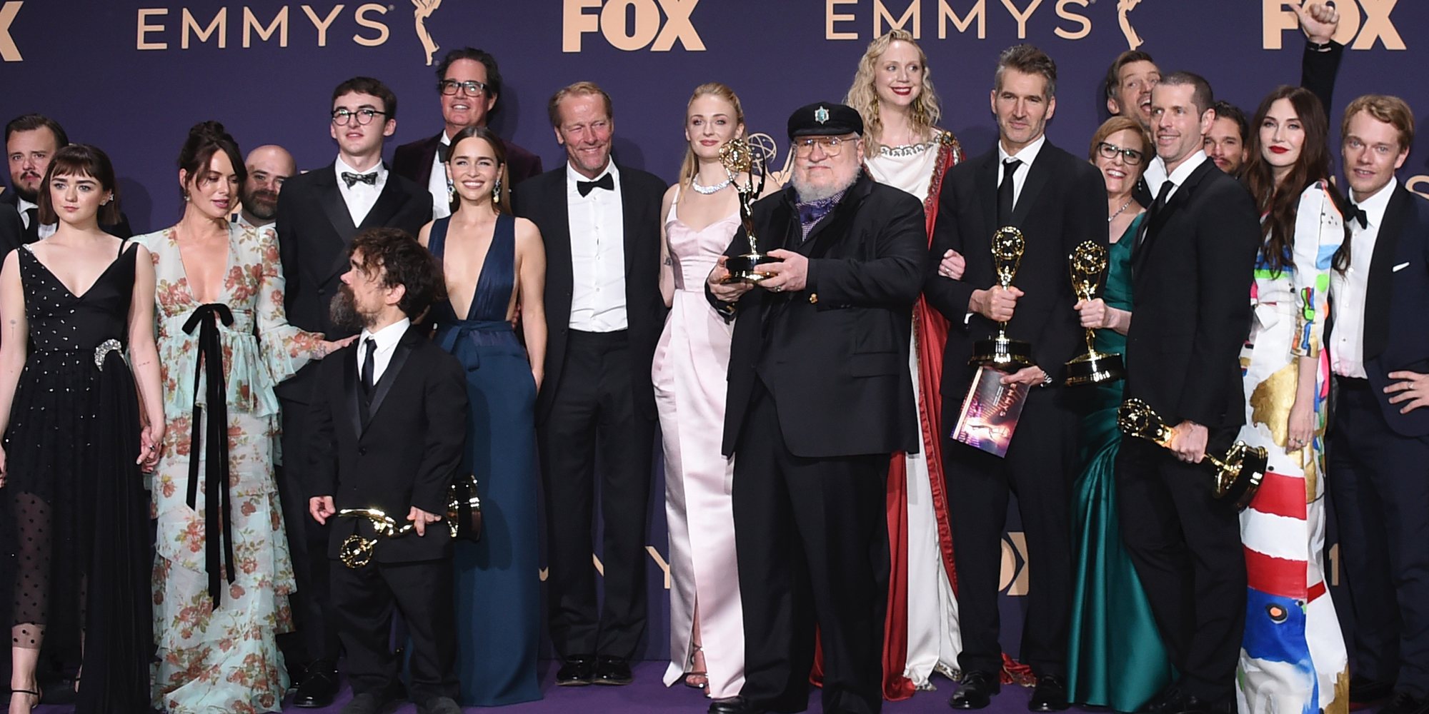El reparto de 'Juego de Tronos' se reúne tras el final de la serie en la gala de los Premios Emmy 2019