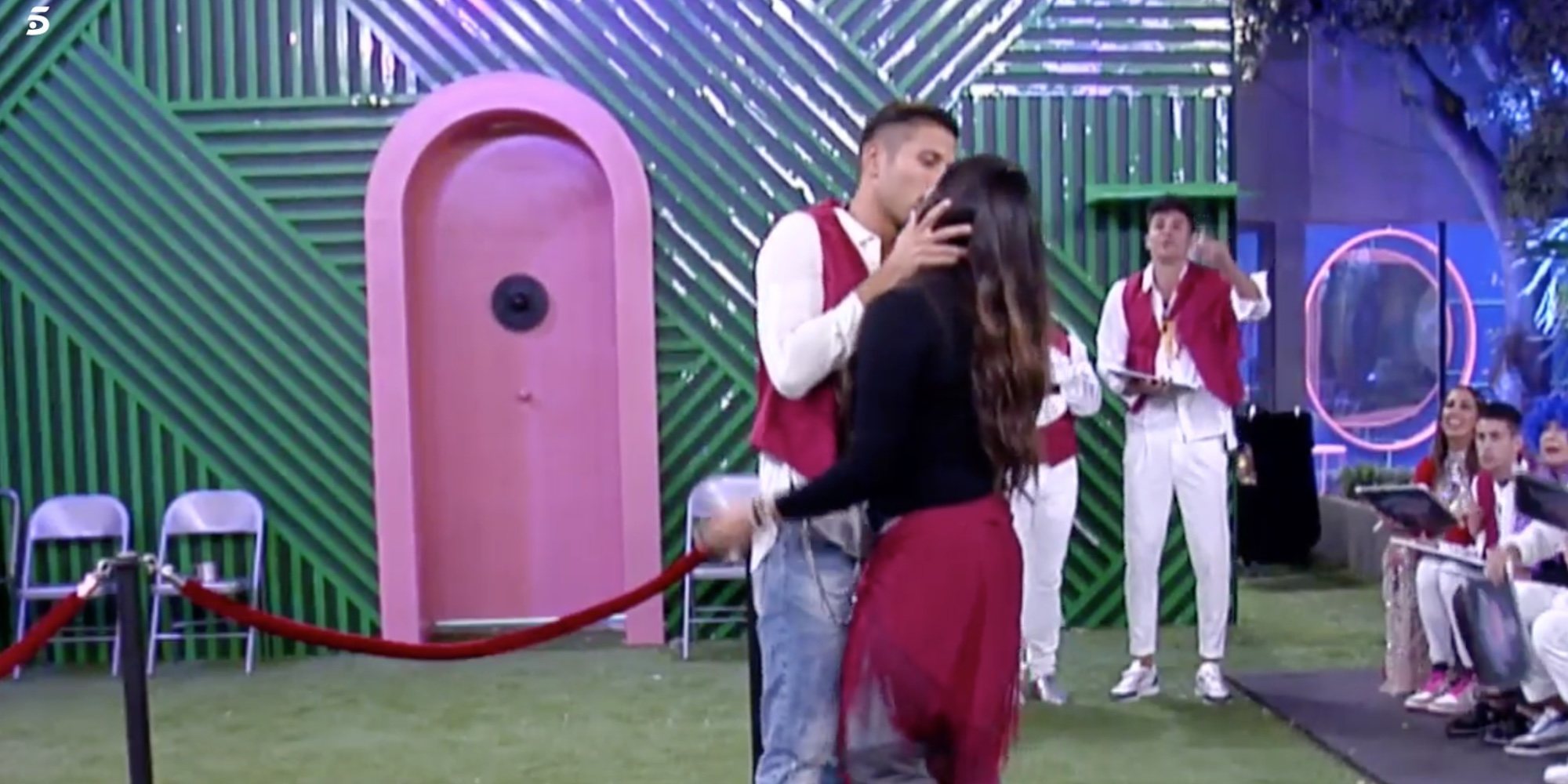 Irene Junquera y Gianmarco se besan en el concurso de baile de 'GH VIP 7'