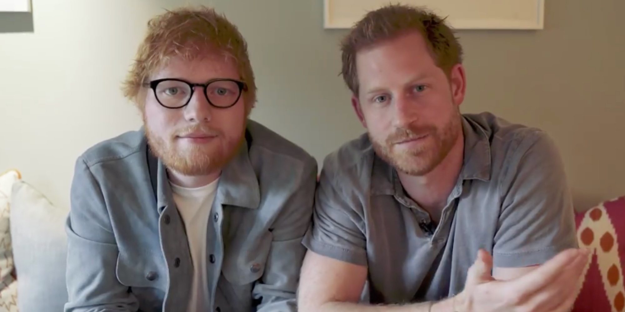 El divertido encuentro con el que el Príncipe Harry y Ed Sheeran unen sus fuerzas por la salud mental