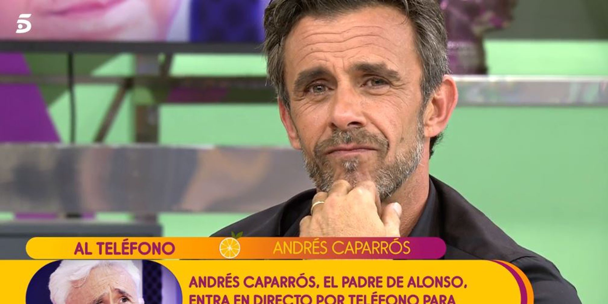 La emotiva reconciliación de Alonso Caparrós y su padre en 'Sálvame': "Te quiero infinitamente"