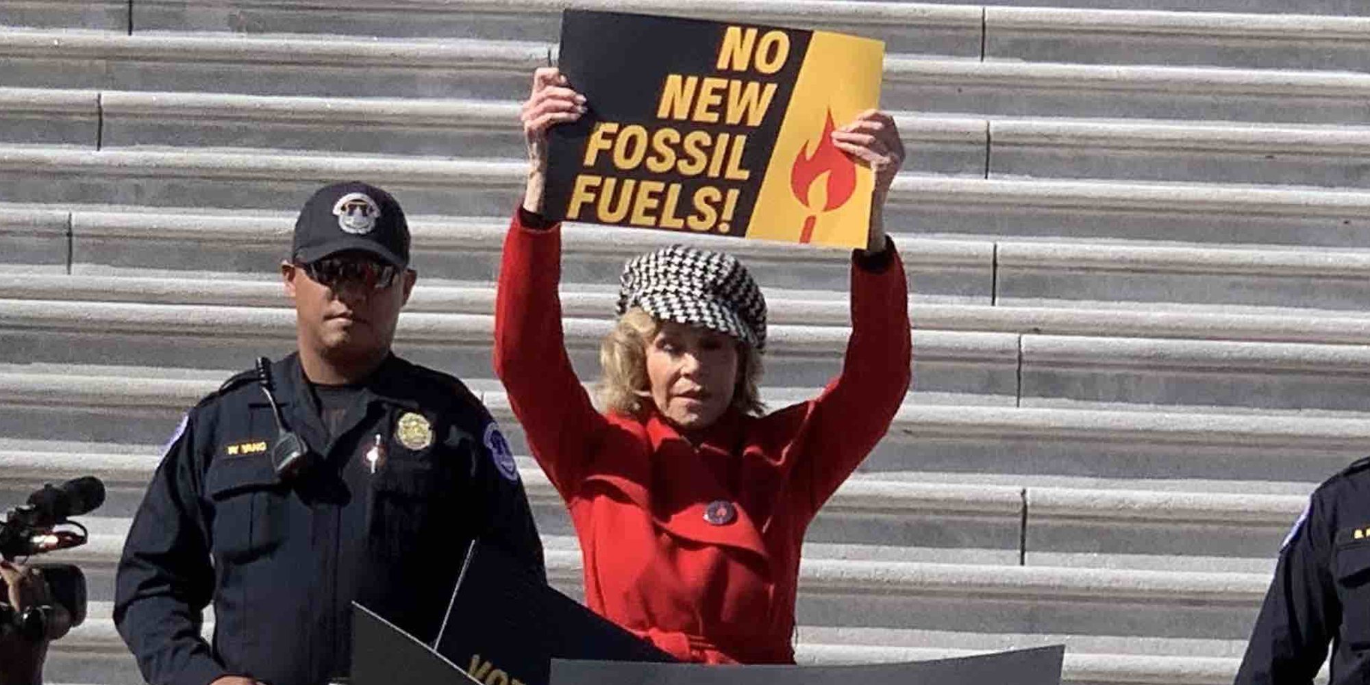 Jane Fonda, detenida de nuevo por su lucha contra el cambio climático