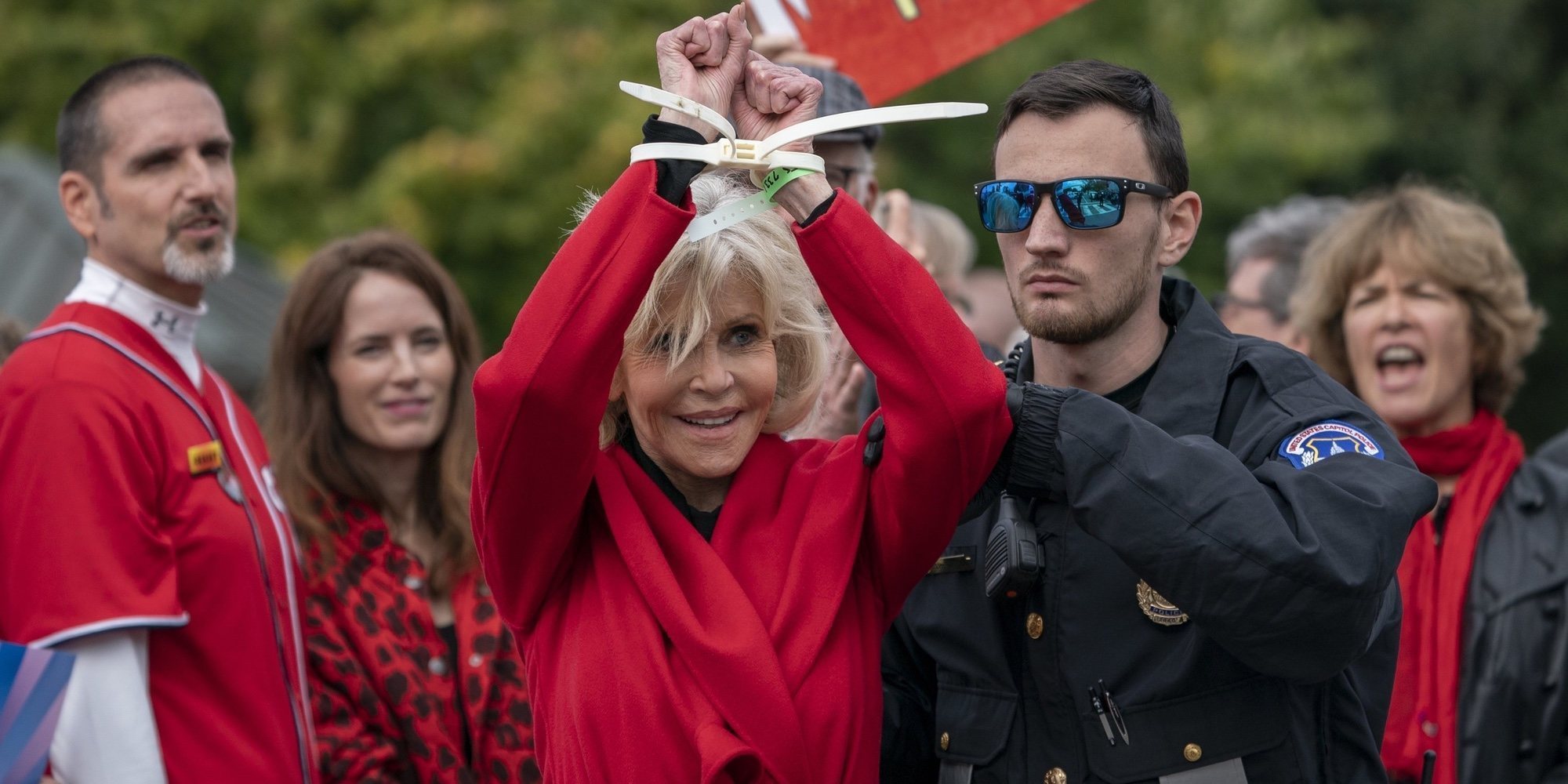 Jane Fonda, detenida por tercera vez por sus protestas contra el cambio climático