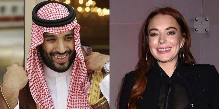 Lindsay Lohan podría ser amante del Príncipe heredero de Arabia Saudí, Bin Salman