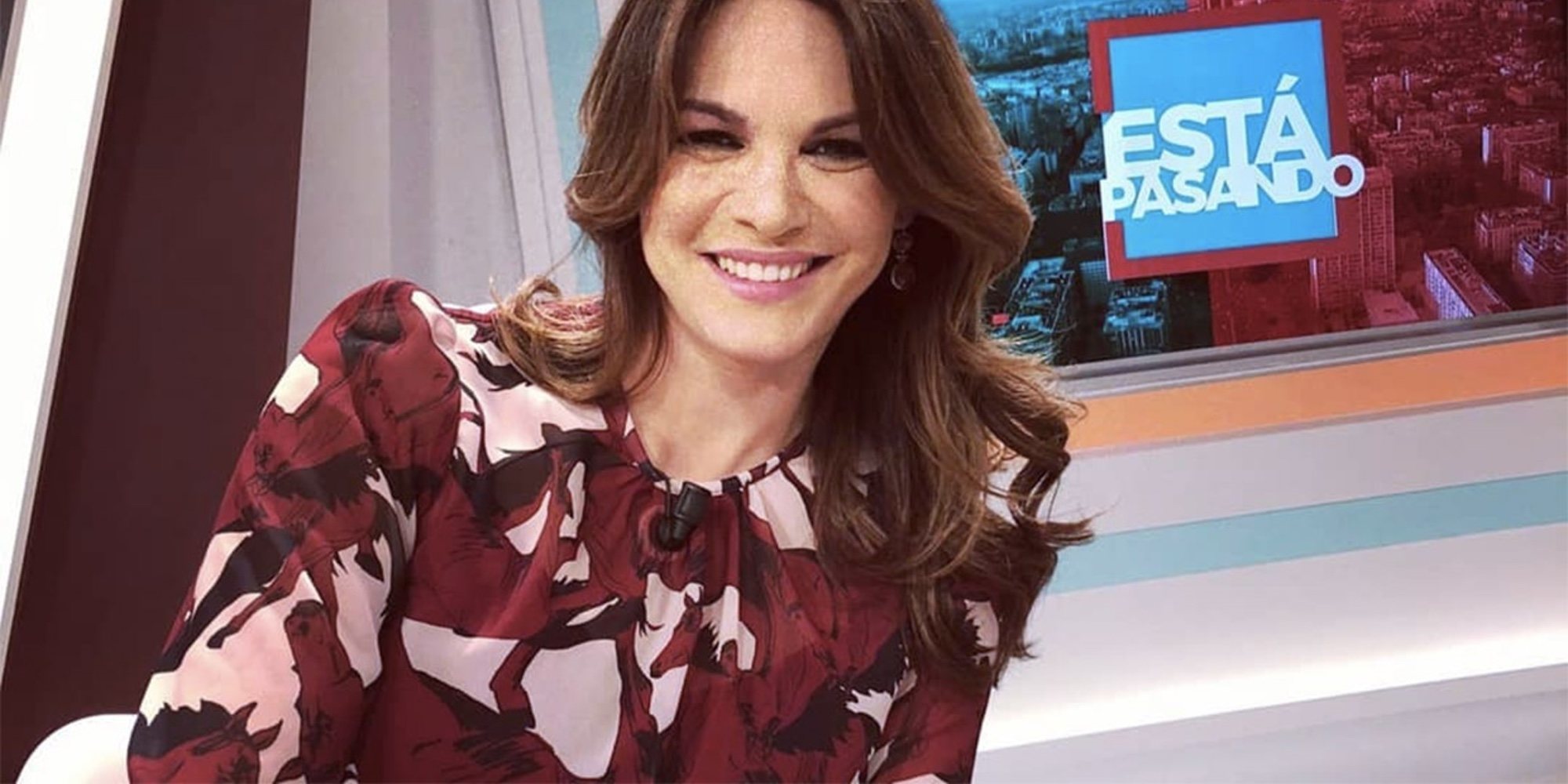 Fabiola Martínez vuelve a la televisión como colaboradora de 'Está pasando' en Telemadrid