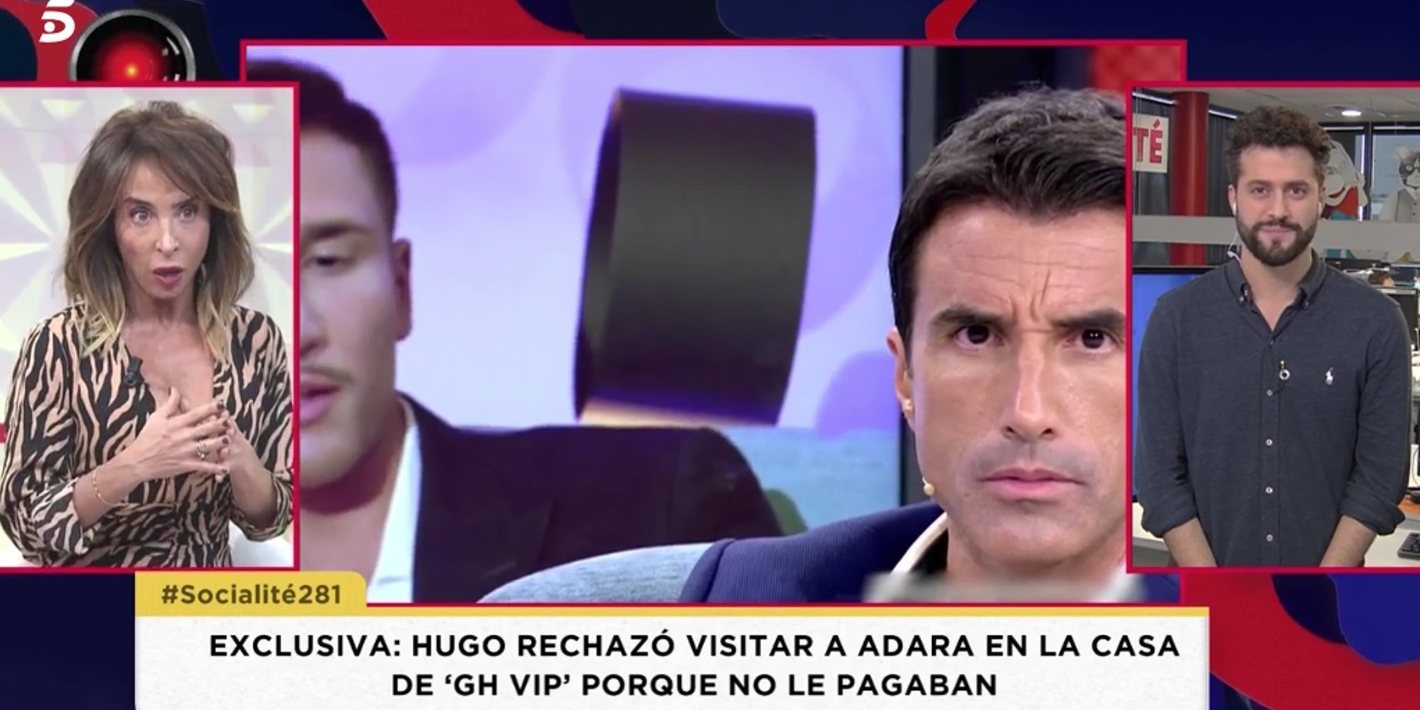 Hugo Sierra no visitará a Adara en 'GH VIP 7' si no le pagan
