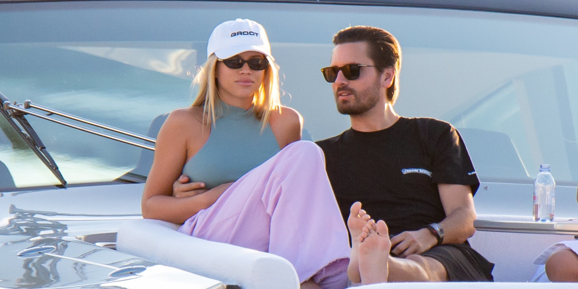 Scott Disick y Sofia Richie disfrutan de unas vacaciones a bordo de un yate en Miami
