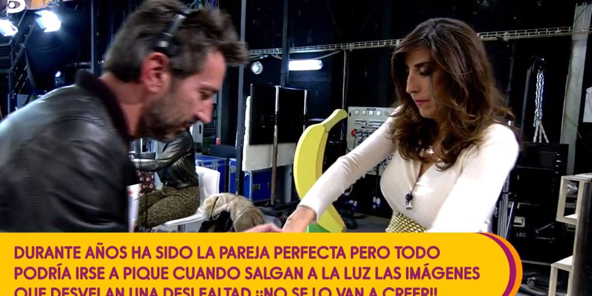 Paz Padilla sufre un accidente en 'Sálvame' al gastar una broma a los colaboradores