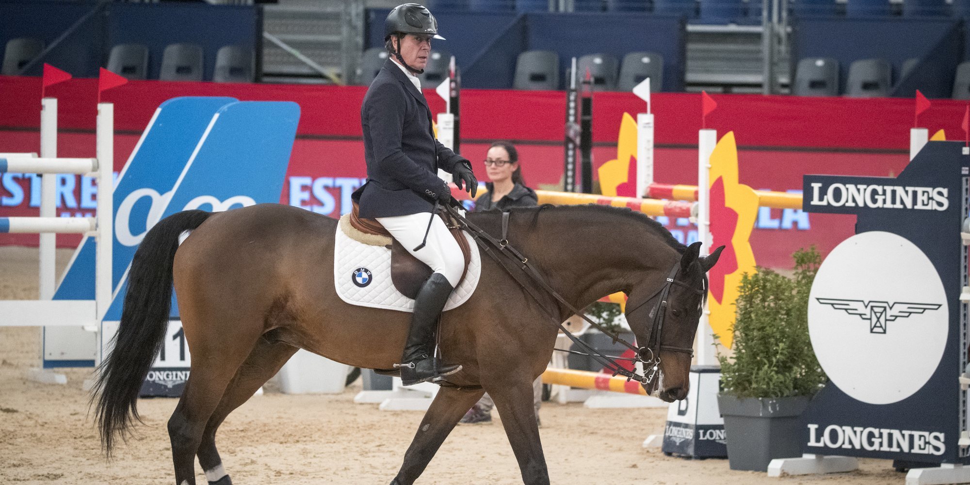 Cayetano Martínez de Irujo vuelve a competir en la Madrid Horse Week después de su último percance de salud