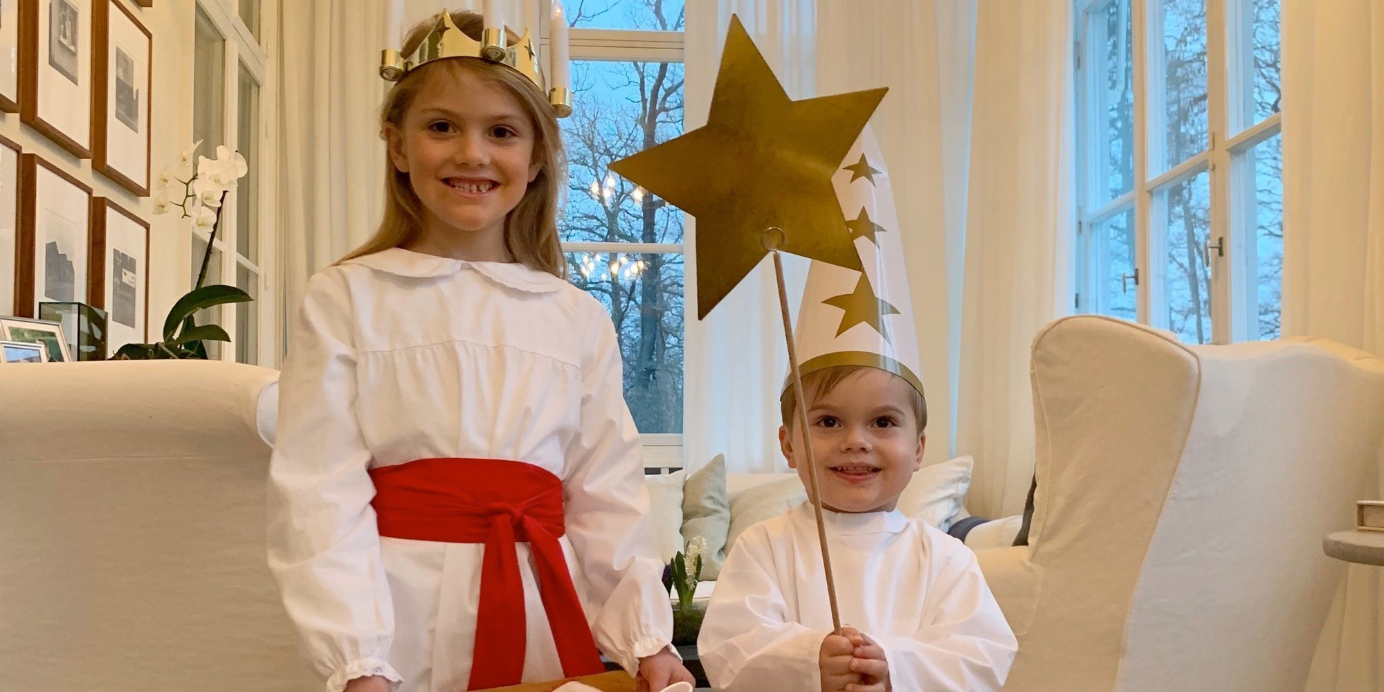 Estela y Oscar de Suecia celebran Santa Lucía demostrando sutilmente que la Reina de Suecia va a ser ella