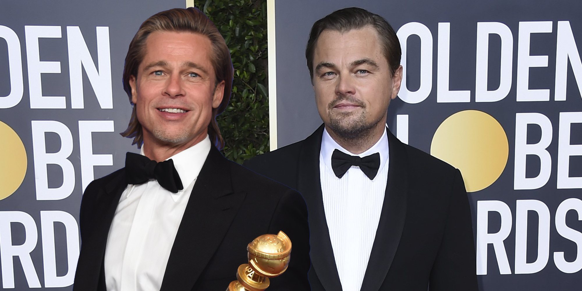 El bonito mensaje de Brad Pitt a Leonardo DiCaprio en los Globos de Oro 2020: "Yo hubiese compartido la tabla"