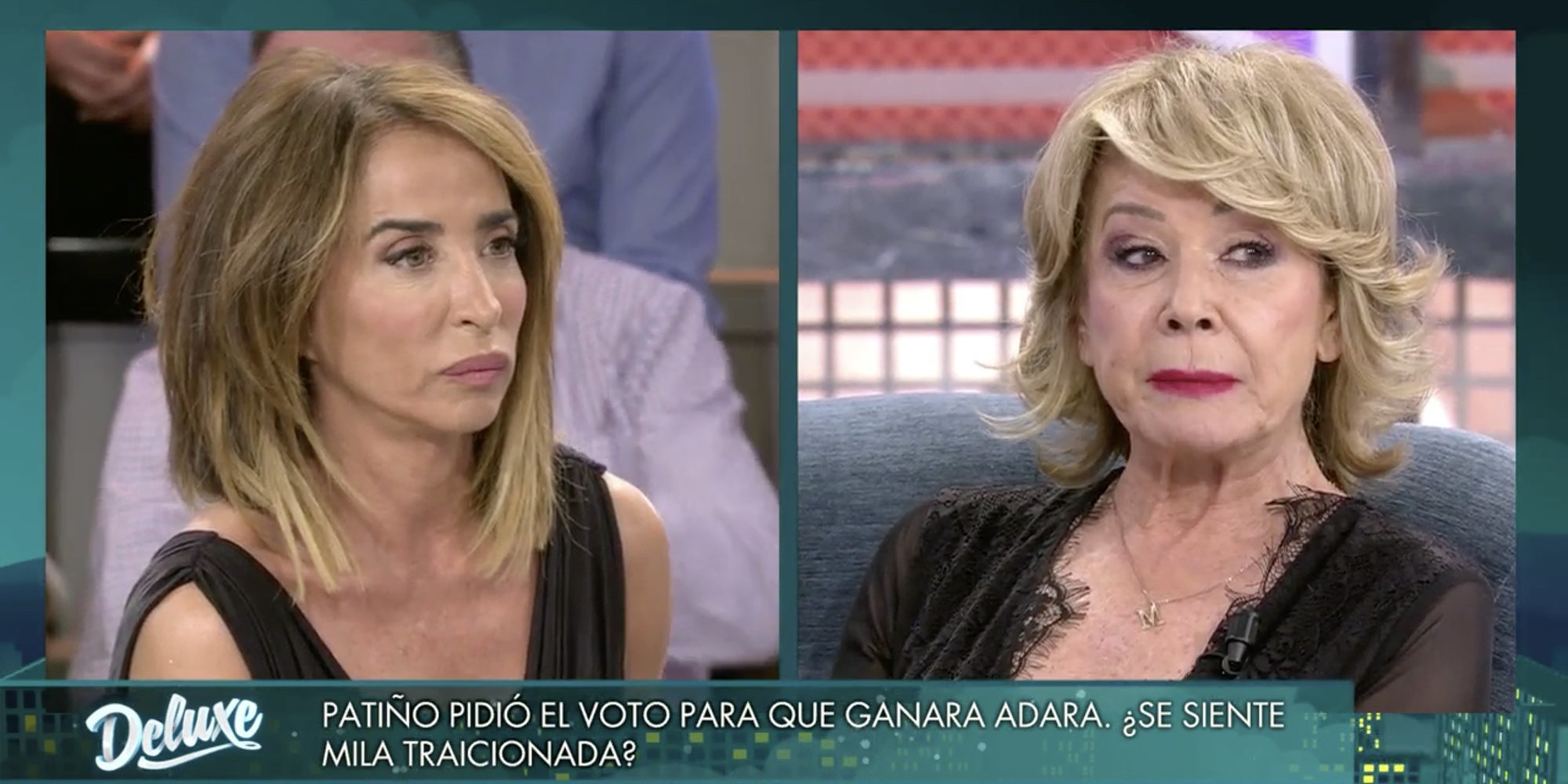 María Patiño y Mila Ximénez aclaran sus diferencias en 'Sábado Deluxe': "Hubiera pedido que ganara mi amiga"