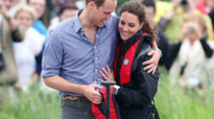 El Príncipe Guillermo y Catalina de Cambridge, abrazos y sonrisas en Canadá
