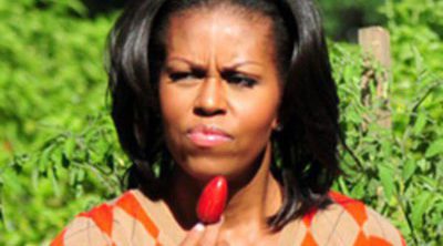 Michelle Obama, campesina y jardinera por un día en la recogida de la cosecha en la Casa Blanca