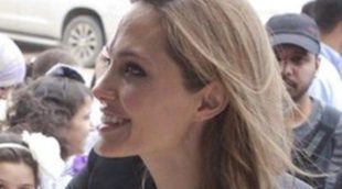 Angelina Jolie visita a los enfermos y necesitados de la ciudad libanesa de Misrata