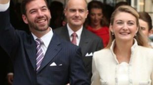 Guillermo de Luxemburgo y Stéphanie de Lannoy se convierten en marido y mujer tras su boda civil