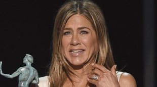 Así fue Jennifer Aniston para que no le salieran arrugas en el vestido en los Premios SAG 2020