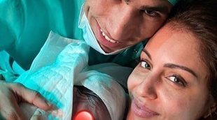 Hiba Abouk, muy feliz por el nacimiento de su primer hijo Amín: 