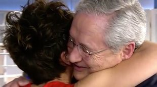 El emocionante encuentro de Sonsoles Ónega con su padre en 'Ya es mediodía' por el 30 cumpleaños de Telecinco