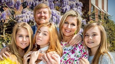 Con sus hijas y su mujer: Así ha sido la celebración confinada del cumpleaños del Rey Guillermo de Holanda