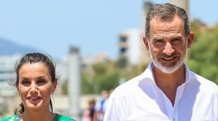 Los Reyes continúan su tour en Palma de Mallorca entre miradas cómplices