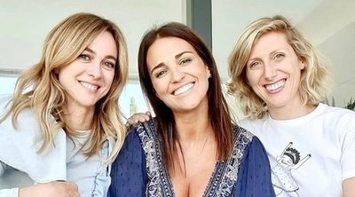 Paula Echevarría celebra su embarazo con las chicas 'Velvet' Marta Hazas y Cecilia Freire