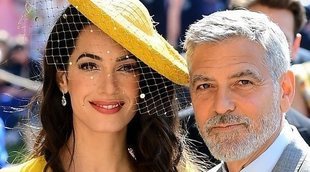 Los Clooney fueron a la boda de Harry y Meghan sin conocerles